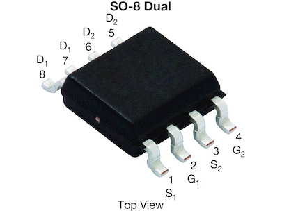 4532 NP-KANAL MOSFET 30V 6A SOIC-8 | Komponenter - Elektronik - Transistor | GameStuff