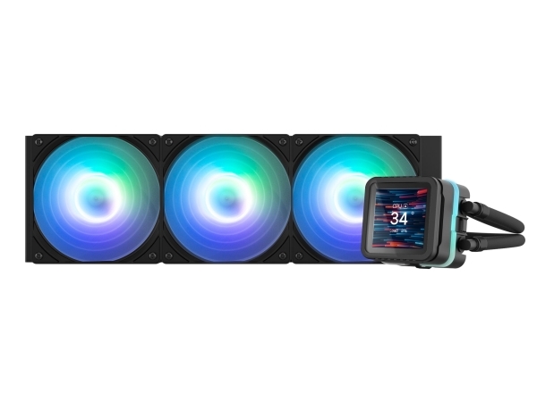 Zalman ALPHA2 DS A36 BLACK, Alt-i-en væskekøler, 12 cm, Sort