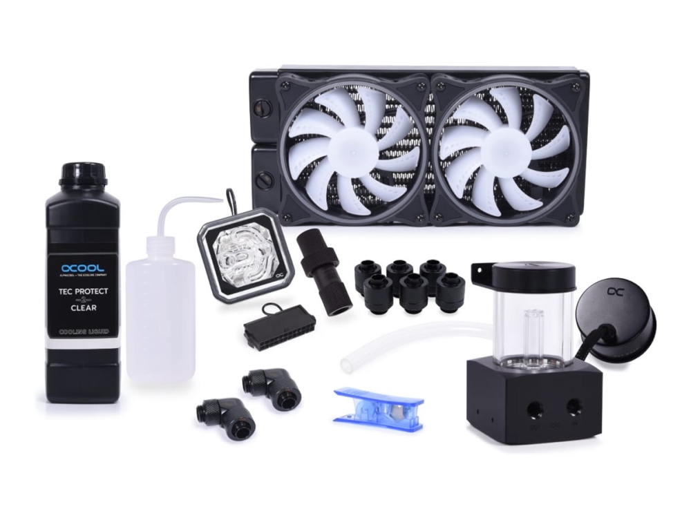 Alphacool Core Storm - Processors Flydende Kølesystem - Radiatorstørrelse: 240 Mm - (For: Am3, Am3+, Am4, Am5, Lga115x Socket, Lga2011-3, Lga1200, Lg