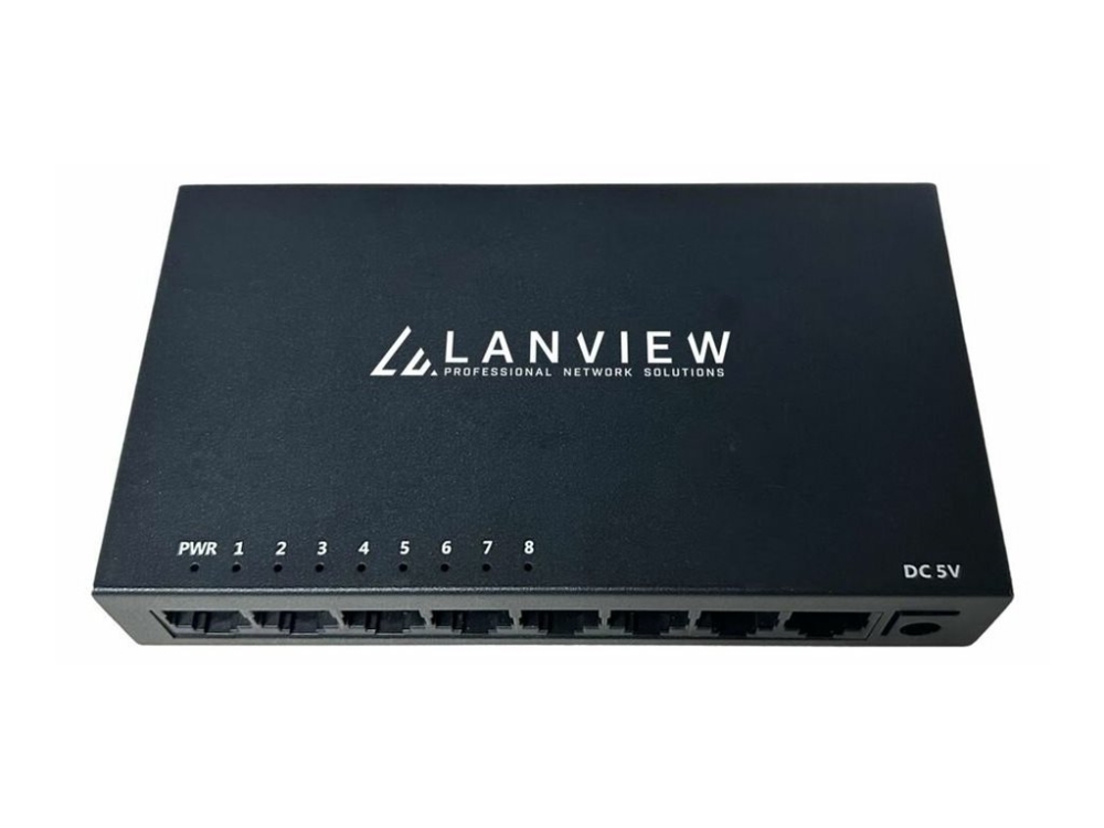 Lanview Lvn-Desk-8Port-1G