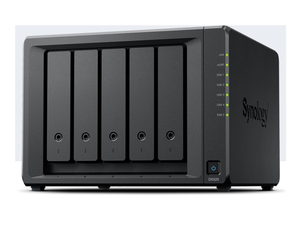 Synology DX525 - Kabinett för lagringsenheter - 5 fack | Datorkomponenter - Hårddisk & Lagring - NAS | GameStuff
