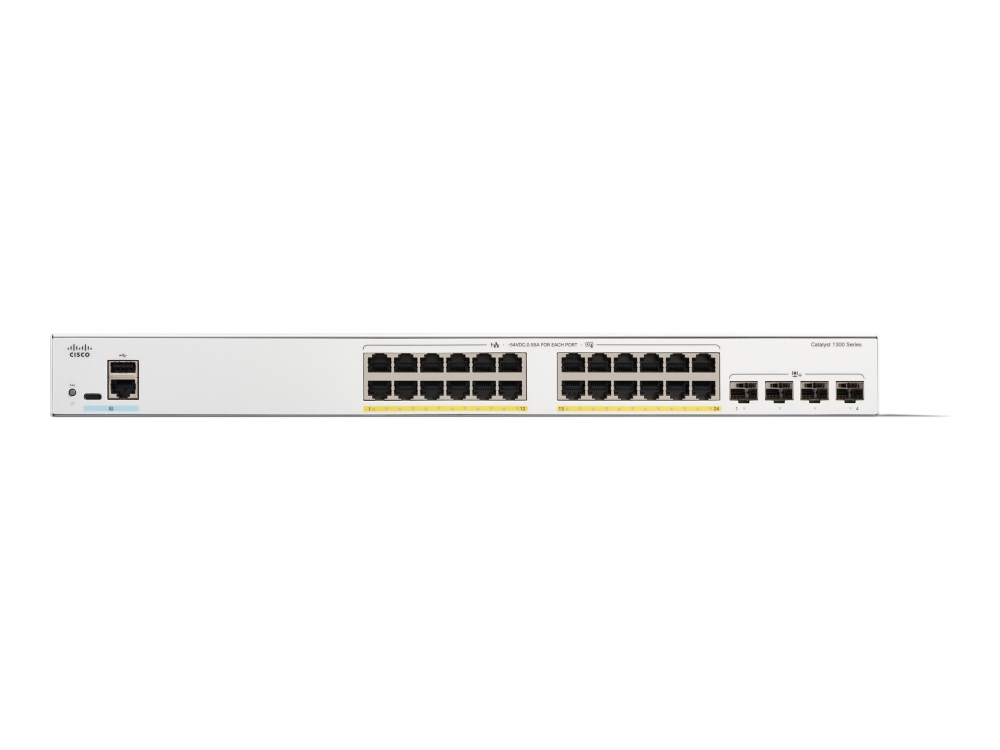 Cisco Catalyst 1300, Managed, L2/L3, Gigabit Ethernet (10/100/1000), Power Over Ethernet (Poe), Rack-Einbau