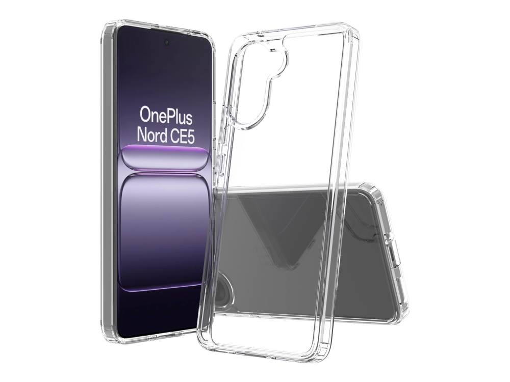 Screenor Bumper - Bagsidecover Til Mobiltelefon - Termoplastisk Polyuretan (Tpu), Akryl - Gennemsigtig - For Oneplus Nord Ce 5