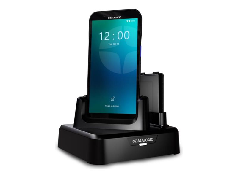 Datalogic - Oplade- Og Synkroniseringsdock - Enkelt Slot, Med Et Ekstra Batteri Slot - Output-Stikforbindelser: 1