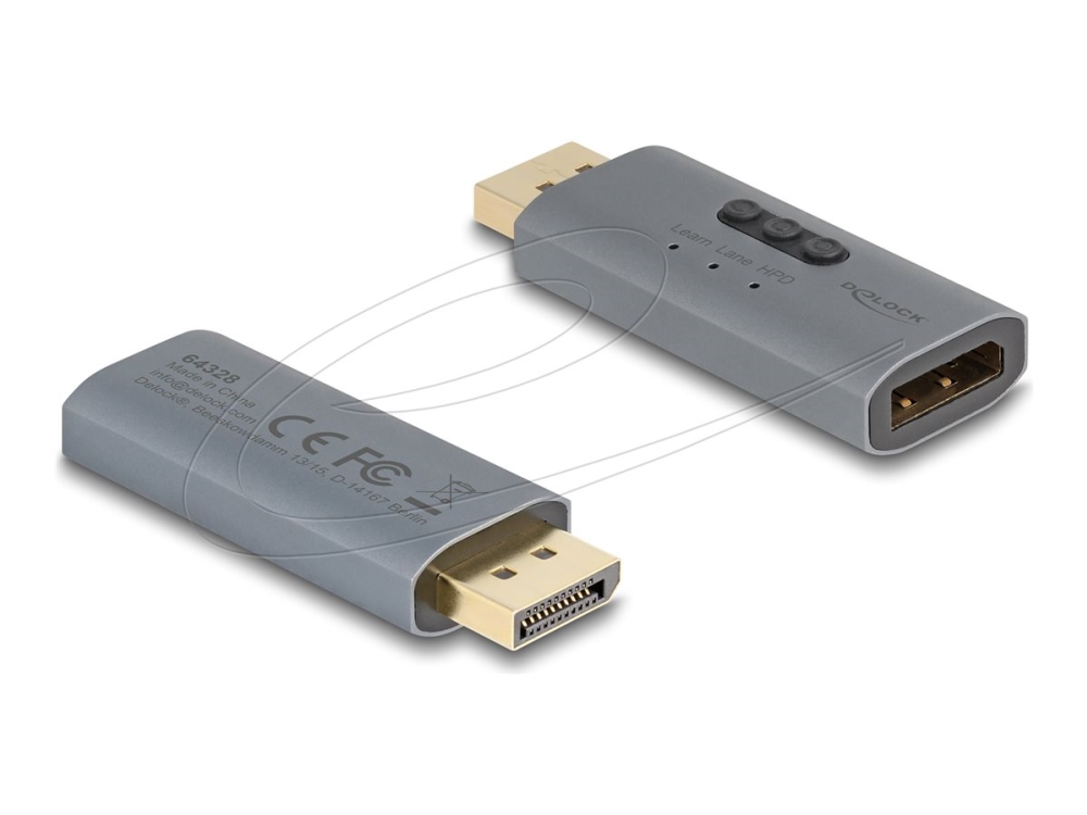 Delock - EDID-läsare/skrivare - DisplayPort - antracit | Datortillbehör - KVM & Switchar - Switchar | GameStuff