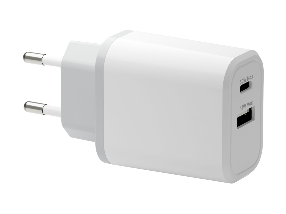 Dbramante B2b Re-Charge Eu-Wandladegerät Usb-C 30W + Usb-A