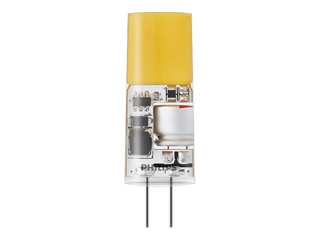 Philips Led - Led-Glühbirne - Form: Kapsel - Klare Oberfläche - G4 - 2,4 W (Entspricht 28 W) - Klasse E - Warmweißes Licht - 2700 K - Klar