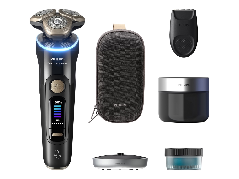 Philips i9000 Prestige Ultra XP9400 - Rakapparat - sladdlös - bläcksvart | Hårvård - Skägg- / Hårtrimmer - Rakapparater | GameStuff