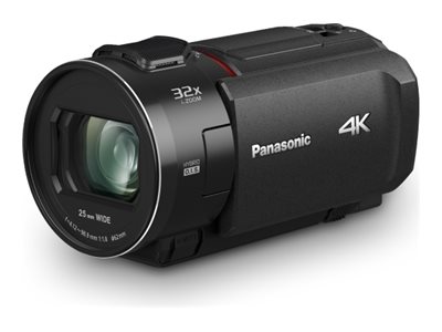 Panasonic Hc-Vx3e-K, 8,57 Mp, Mos Bsi, 25,4 / 2,5 Mm (1 / 2.5"), 4K Ultra Hd, 7,62 Cm (3"), Lcd