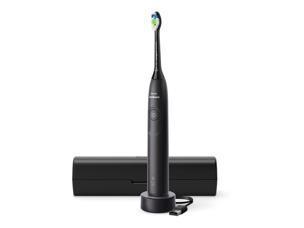 Philips Sonicare 5300-serien Eltandborste – svart | Hälsa - Tandvård - Elektrisk tandborste | GameStuff