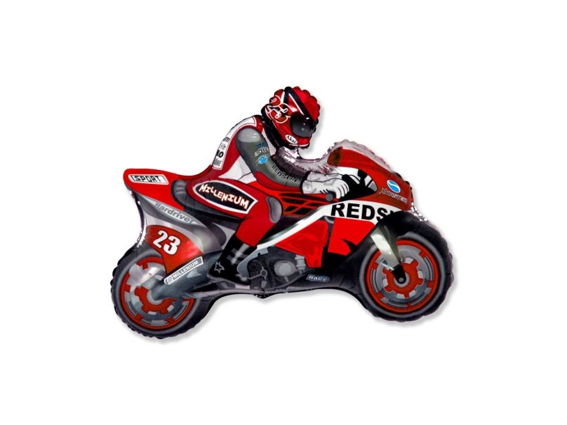 Motorrad Folienballon, 66 X 84 Cm