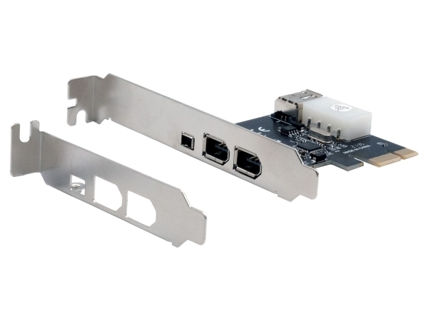 Exsys Ex-16600, Pcie, Ieee 1394/Firewire, Pcie 1.1, Schwarz, Edelstahl, China, Via Vt6315