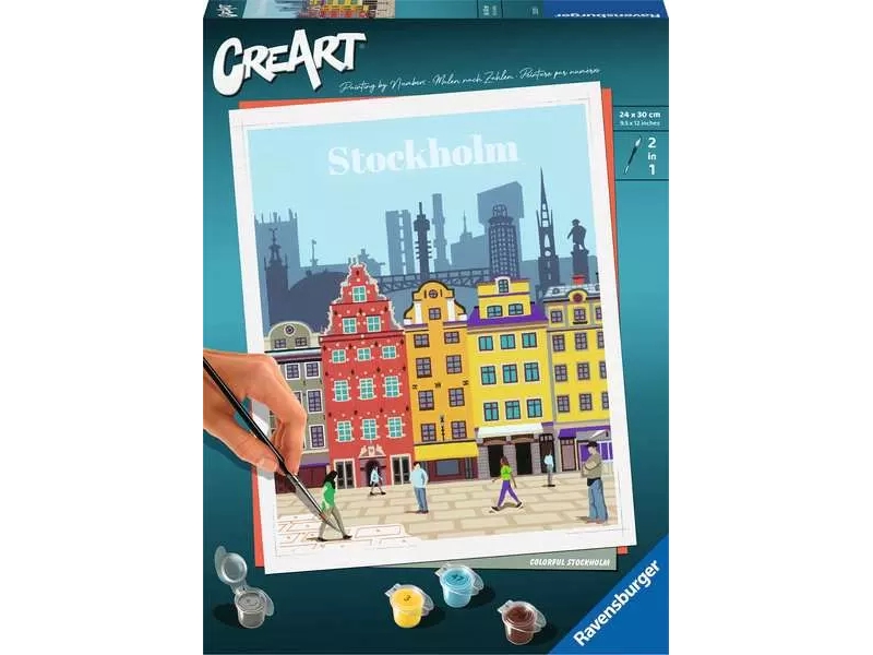 Ravensburger 23520, Maling inkluderet, Dreng/Pige, Farve efter talsæt