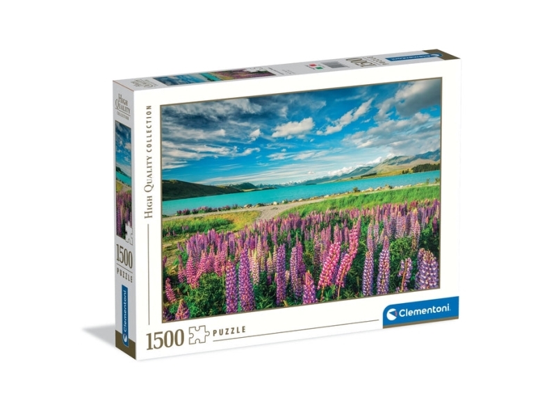 Cle Puzzle 1500 Hq Lupins At Lake Tekapo 31728