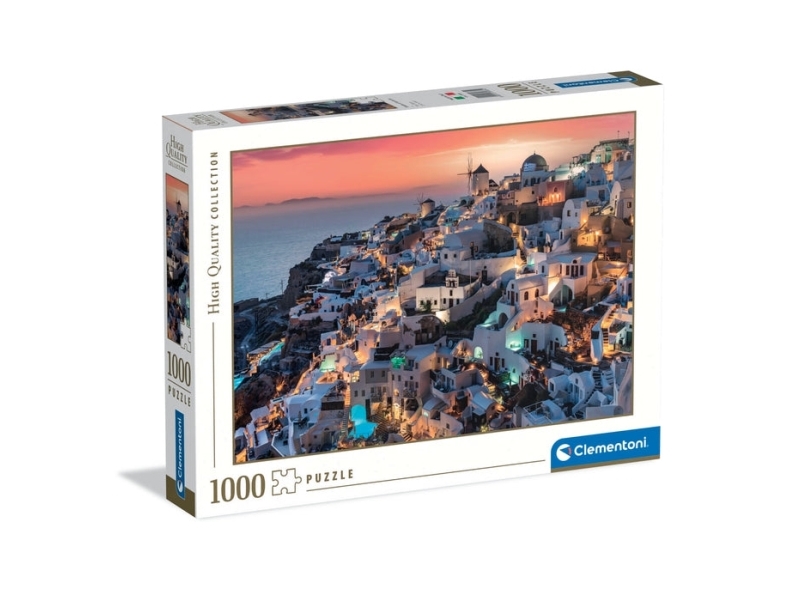 Cle-Puzzle 1000 Hq Schattierungen Von Santorini 39885