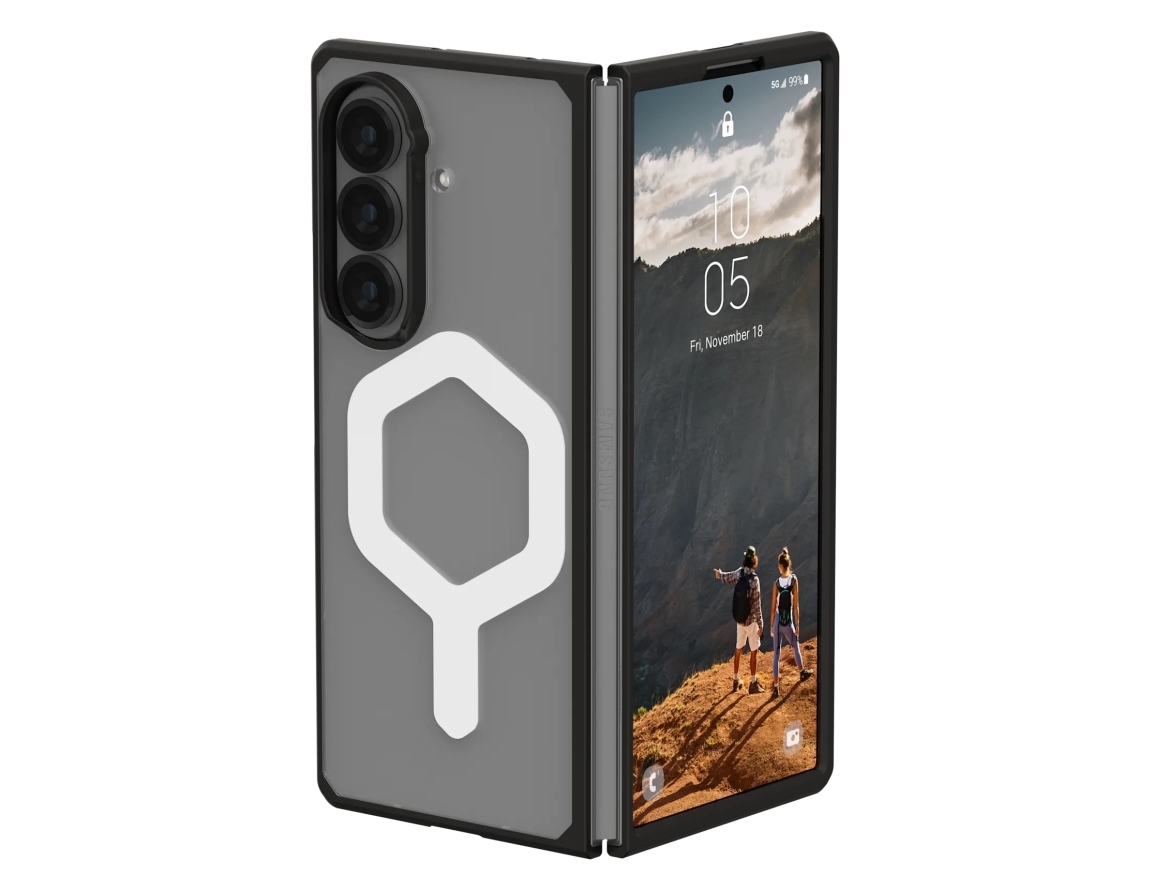 Urban Armor Gear 214505113131, Cover, Samsung, Galaxy Z Fold 7, 16,5 Cm (6.5"), Sort, Gennemsigtig