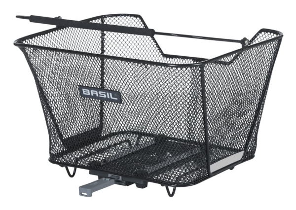 Basil Lesto MIK, Taka, Polkupyöräkori, Terästä, musta, 10 kg, 320 mm