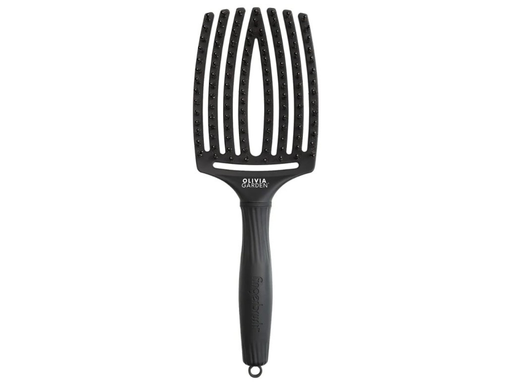 Olivia Garden Finger Brush helsvart hårborste | Hårvård - Accessoarer för hår - Hårborstar | GameStuff