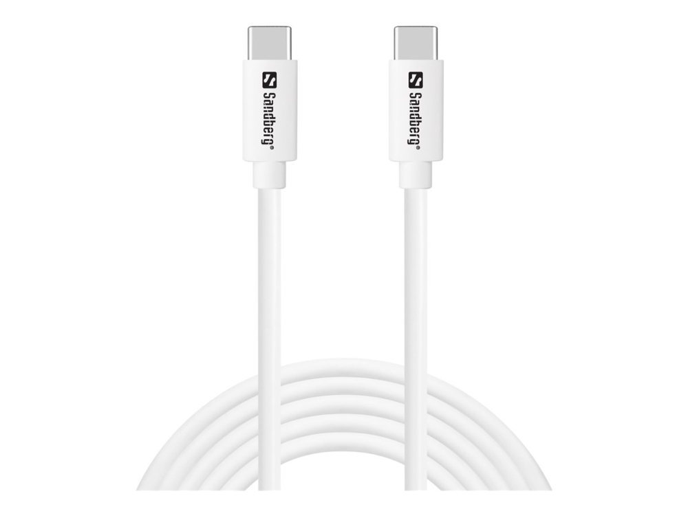 Sandberg Saver - USB-kabel - 24 pin USB-C (han) til 24 pin USB-C (han) - 2 m - USB Power Delivery (65 W)