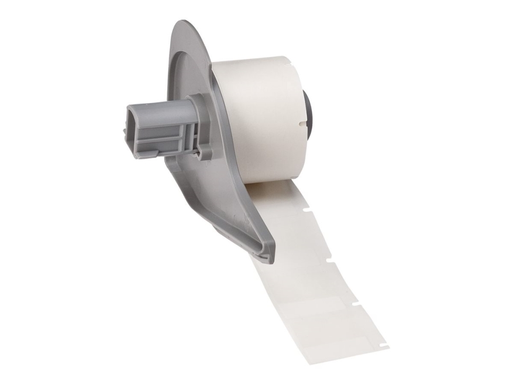 Brady - Vinyl - Mat - Permanent Akryllisk Klæbemiddel - 102 My - Hvid - 25.4 X 25.4 Mm 250 Etikette (1 Rulle X 250 Etiketter - For Brady Bmp71,