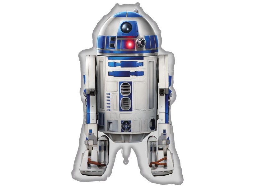 R2d2 Folieballon, 101 X 73 Cm