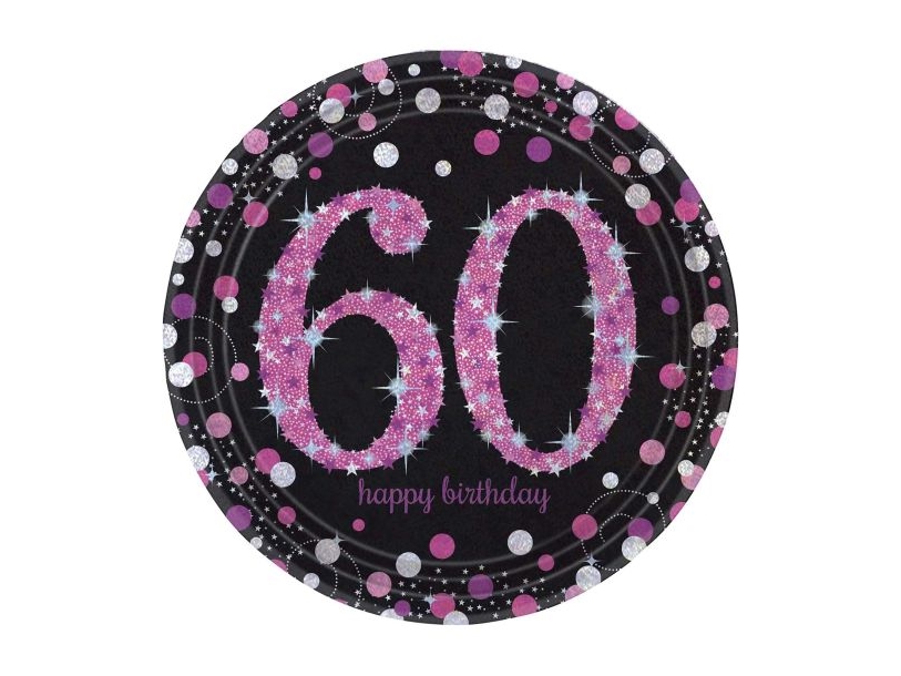 Teller Pink Sparkling, 60 Jahre