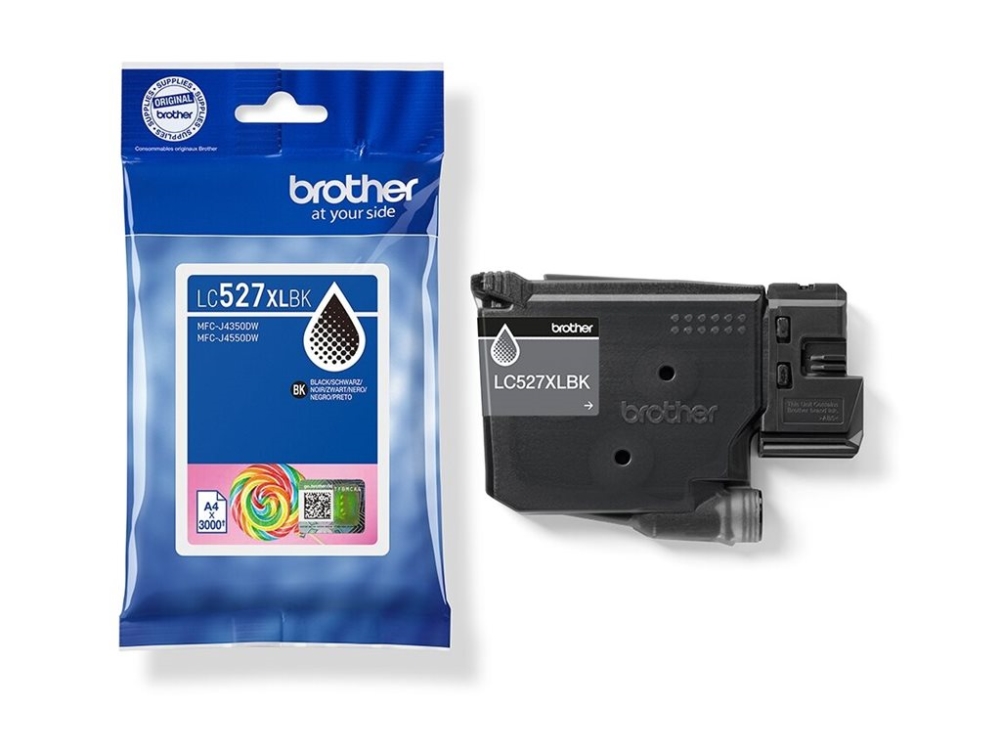 Brother Lc527xlbk, Hohe (Xl-) Ausbeute, Schwarz, Tinte Auf Pigmentbasis, 1 Stück(E), 3000 Seiten, Einzelpackung