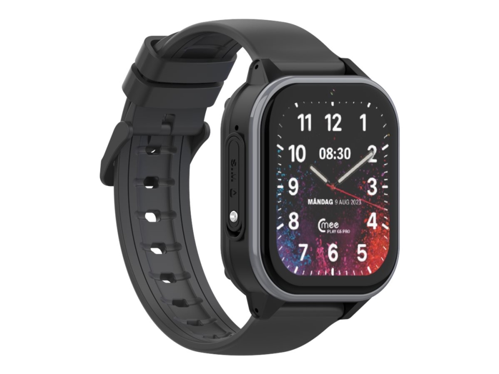 CMEE PLAY Pro G5 - Smart klocka - display 1.85 - 8 GB - Wi-Fi, LTE - 4G - 3 Megapixel kamera - 56 g - svart | Sport & Träning - Pulsklockor & Smartwatches - Smartklockor | GameStuff