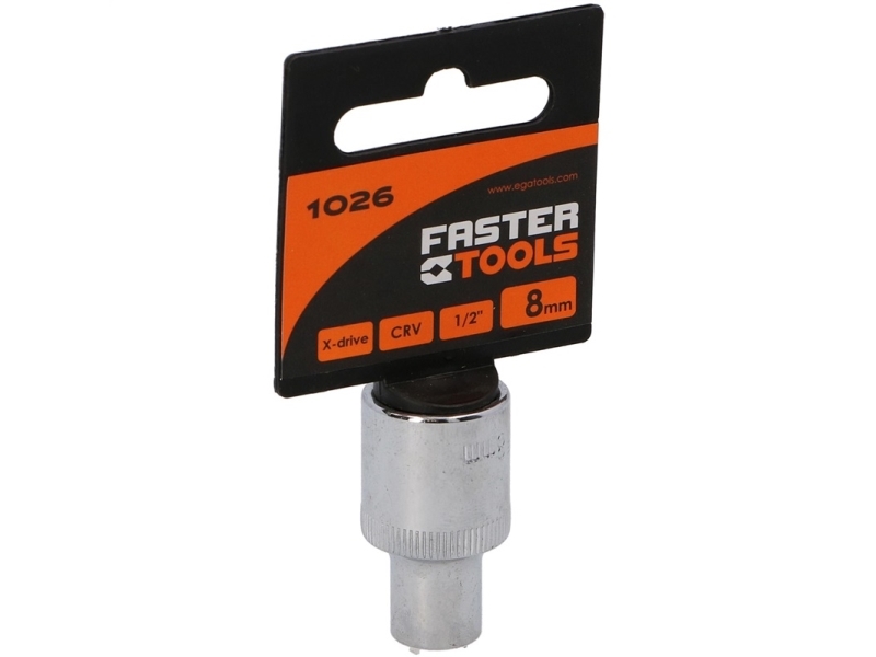 Faster Tools Faster Tools Sechskant-Einsätze 1/2" 8 Eine Größe