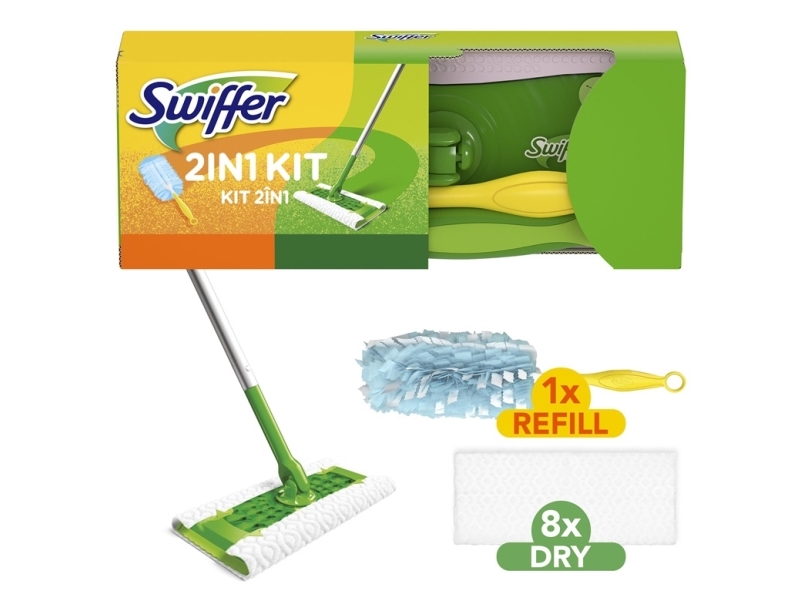 Floor washing set Swiffer, plastic/poliester