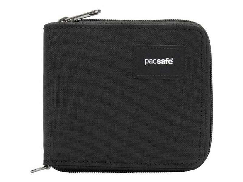 Pacsafe Pung RFIDsafe Zip Around Wallet (B x H x T) 11 x 10 x 2 cm Sort 11050130 | Utomhus - Camping - Övrig utrustning | GameStuff