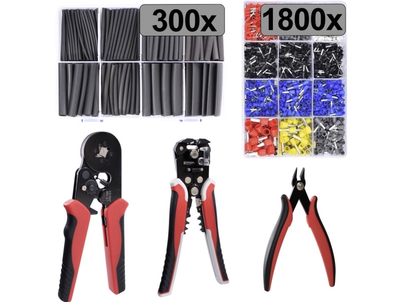 Tru Components Tc-13377596 Kabelsko-Sortiment Delvist Isoleret 1 Set