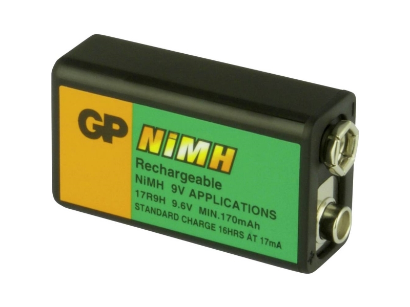 Gp Gp Ni-Mh Industrial 170 R9h 9 V-Blokbatteri Nimh 9,6 V 170 Mah 1 Stk