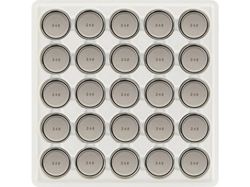 1X500 Gp Cr2025 Lithium 3V Knapcelle Bulk Krympepakke