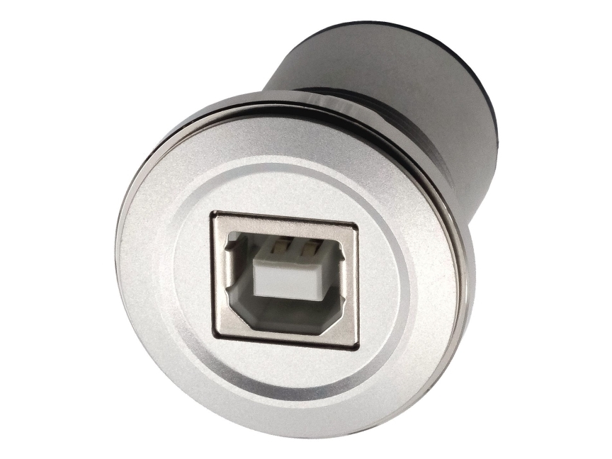 Exsys Ex-49192, Flad, Sort, Sølv, Usb B, Usb B, Hunstik, Hunstik