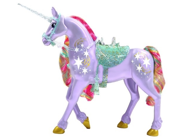 Unicorn Academy Einhorn Wildstar - 28 Cm Groß, Original-Einhorn Von Sophia Zur Beliebten Netflix-Serie, Mit Echter Mähne Und Schweif, Abnehmbarem Zau