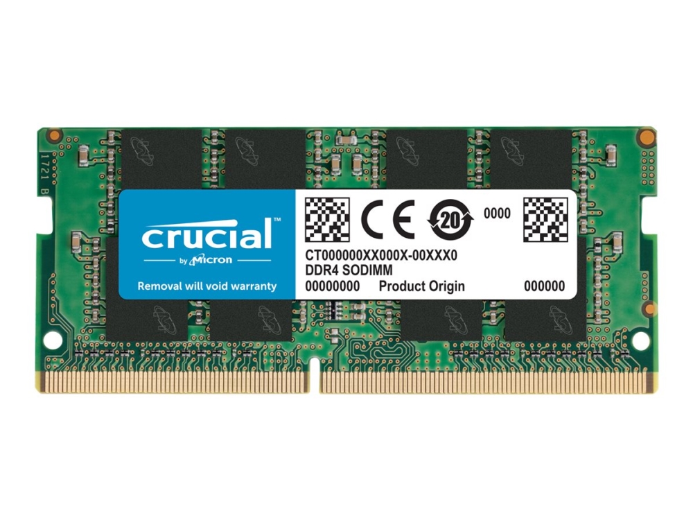Crucial Laptop-Speicher 16 Gb, Ddr4, 3200 Mhz, Laptop, Registriert Nein, Ecc Nein.