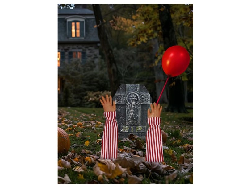 Gruselige Clownsarme Für Den Rasen
