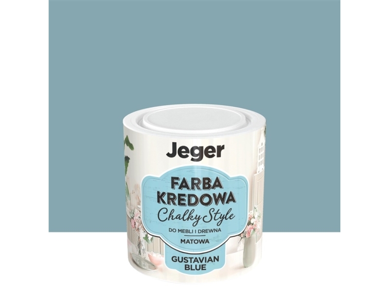 Jeger Paint Furnitur Chalk Gustavian Blue 0.5L