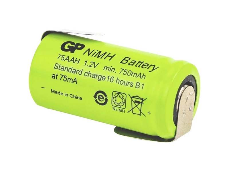 Gp Gp Ni-Mh Industrial 750 Aah 1A1p-C1 Genopladeligt Aa-Batteri Nimh 1.2 V 750 Mah 1 Stk