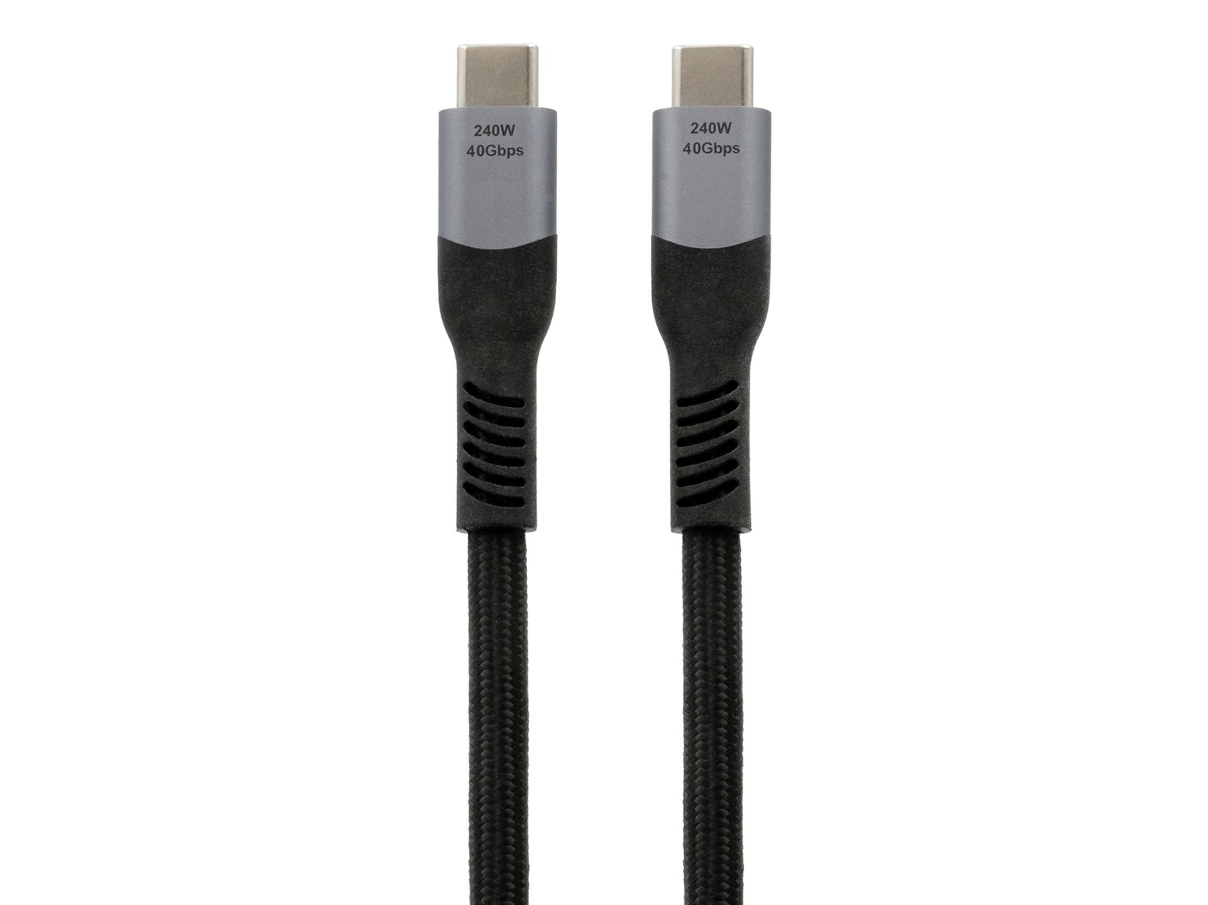 Exsys Ex-K1598-1.0, 1 M, Usb C, Usb C, Usb4 Gen 3X2, 40 Gbit/Sek., Sort, Grå