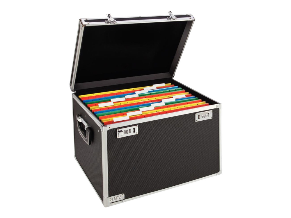 Leitz 67140095, Schwarz, Kunststoff, Zahlenschloss, 365 Mm, 365 Mm, 340 Mm