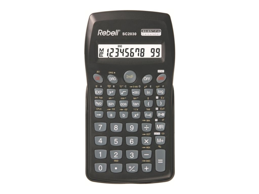 Rebell SC2030 - 2 eksponenttilaskin - paristo