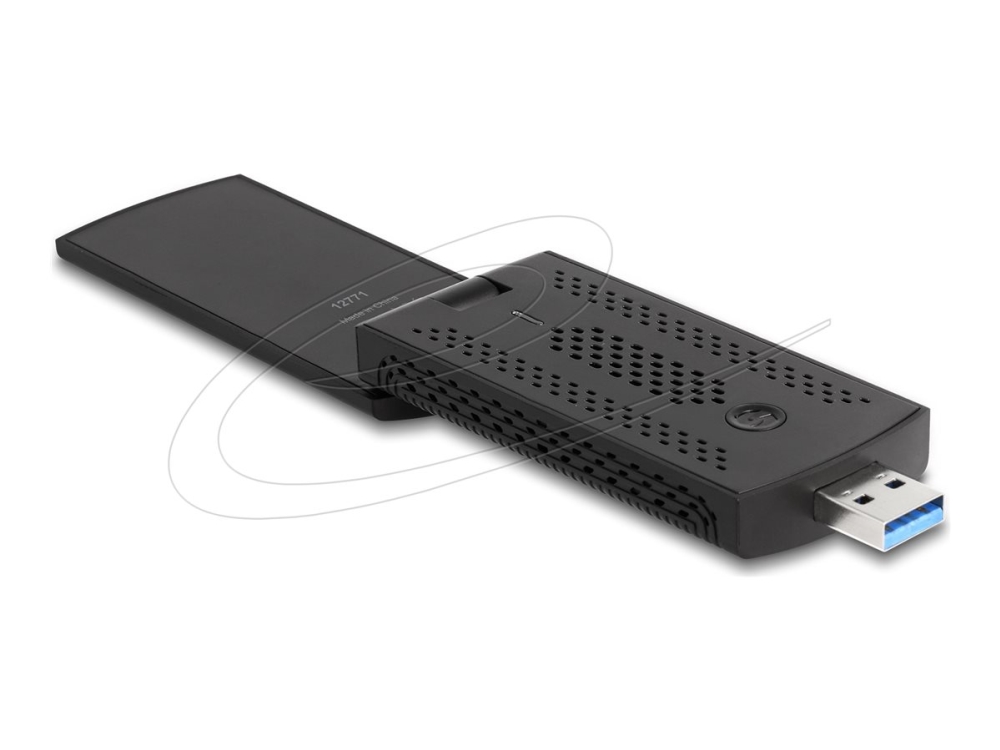 Delock - Netværksadapter - Usb-A - Wi-Fi 5, Wi-Fi 6, 2T2r - Sort