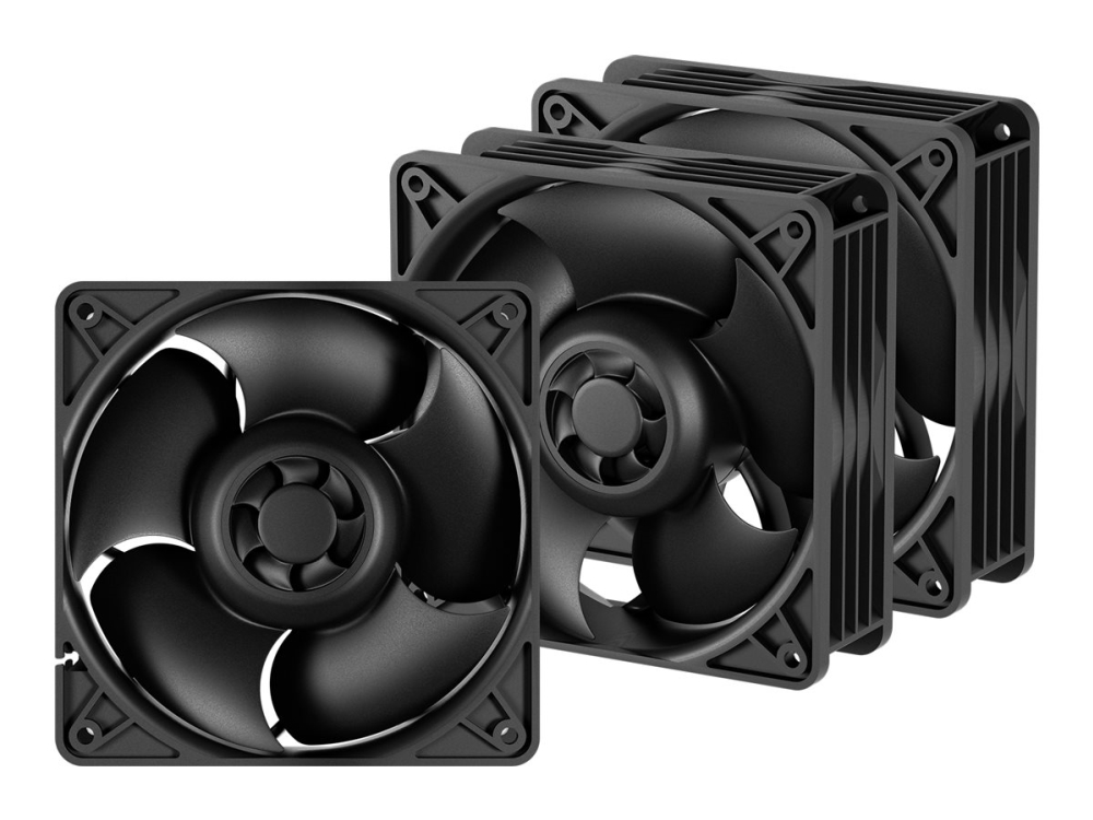 Arctic S12038-8K - Indsats Med Blæser - 120 Mm (Pakke Med 3)