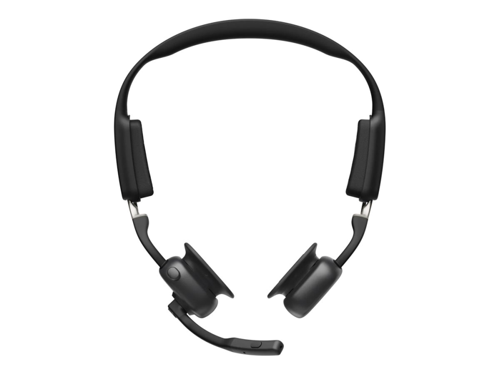 Shokz Openmeet Uc - Headset - Åbent Øre - Lodret - Bluetooth - Trådløs - Sort - Zoom Certified