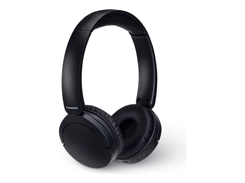 Panasonic Rb-Hf630be-K Trådløse Gadehovedtelefoner, On-Ear, Indbygget Mikrofon, Bluetooth 5.3, Multipoint, Drejeligt Design, Op Til 72 Timers Afspiln