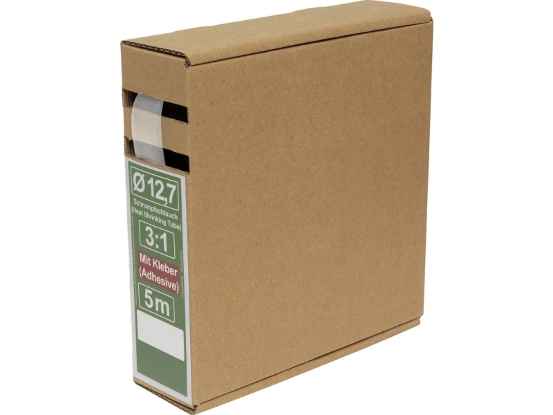 Quadrios 25Ca503 Krympeslange Med Lim Transparent 12.7 Mm 4.2 Mm Krympningshastighed:3:1 5 M