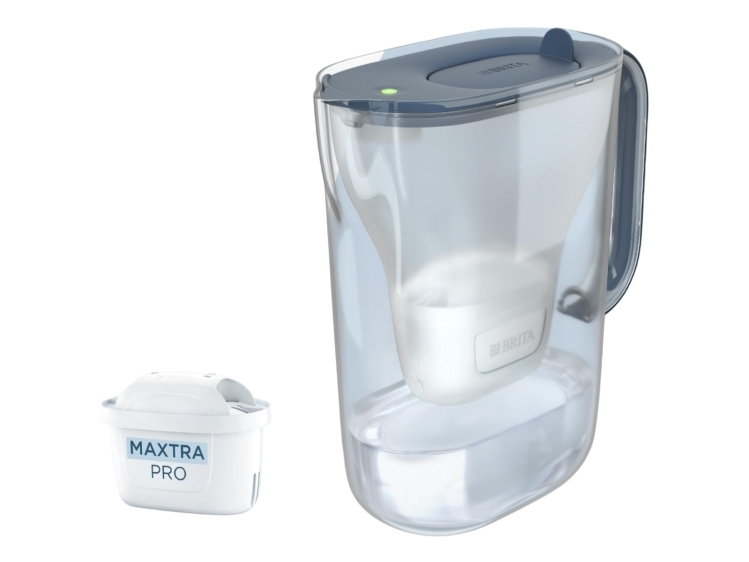 Brita Style Essential, Kande Vandfilter, 2,4 L, Stenfarve, Transparent