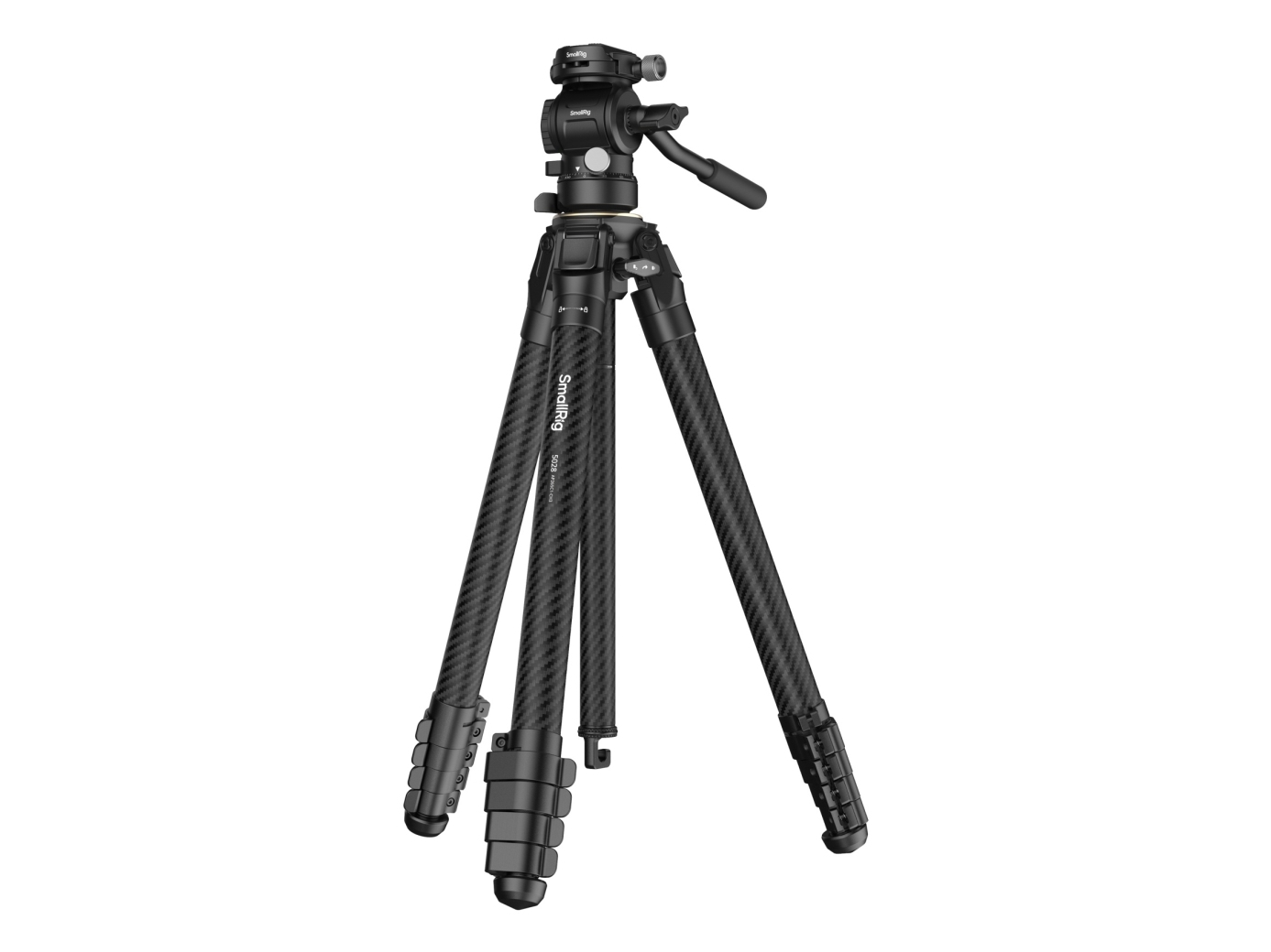 SmallRig Portable Carbon Fibre Travel Tripod Kit (AP265C1-CH3) 5028